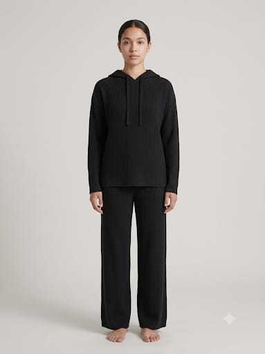 Hoodie Ribbed Co-Ord Set