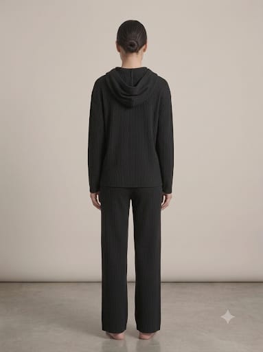 Hoodie Ribbed Co-Ord Set