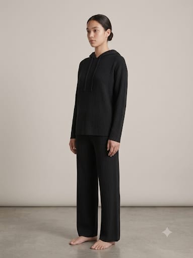 Hoodie Ribbed Co-Ord Set