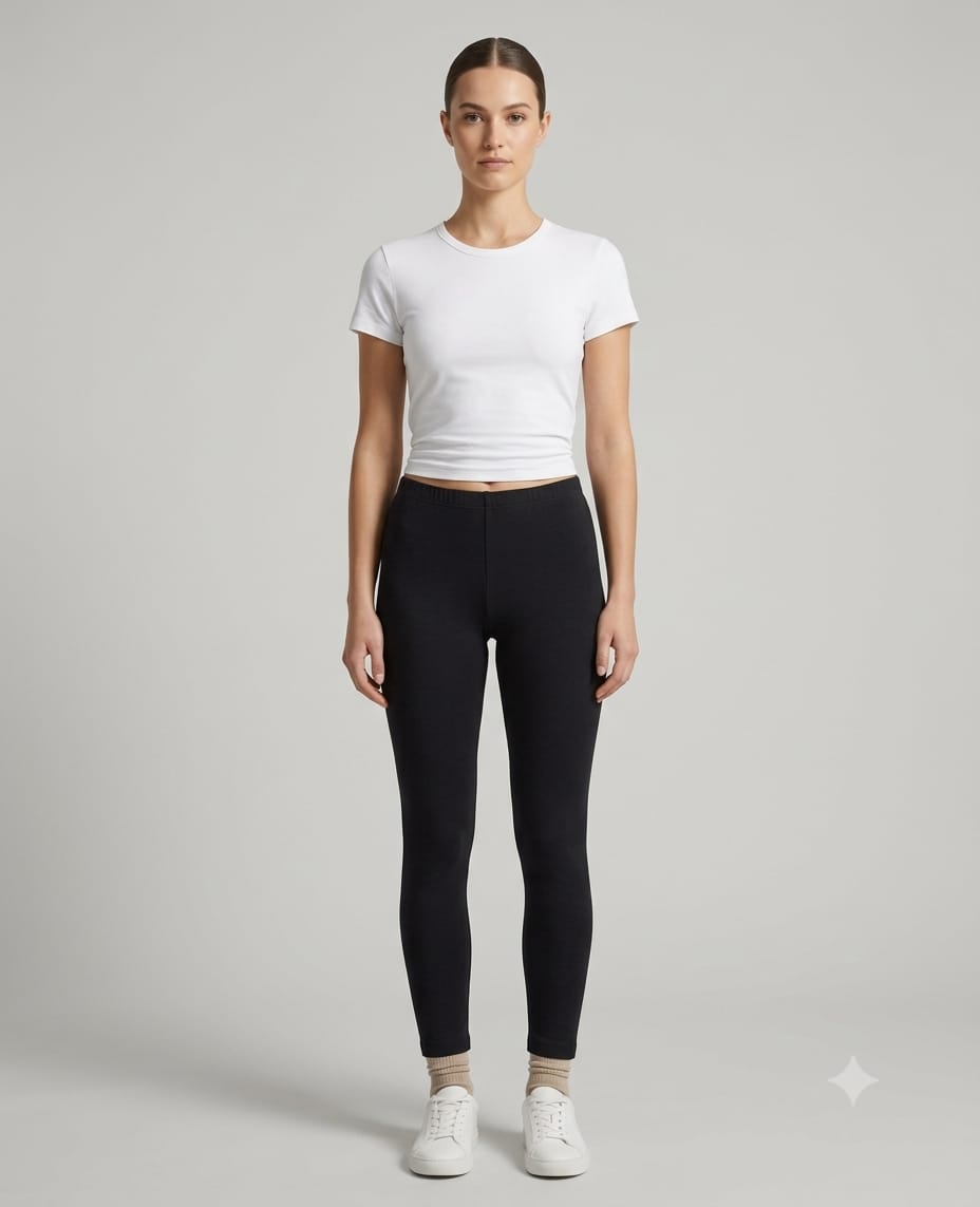 High-Waisted Stretch Everyday Leggings