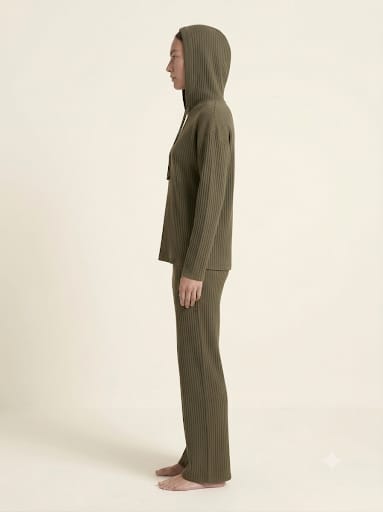 Hoodie Ribbed Co-Ord Set