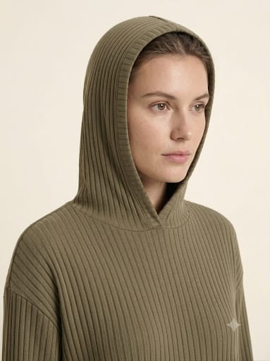 Hoodie Ribbed Co-Ord Set