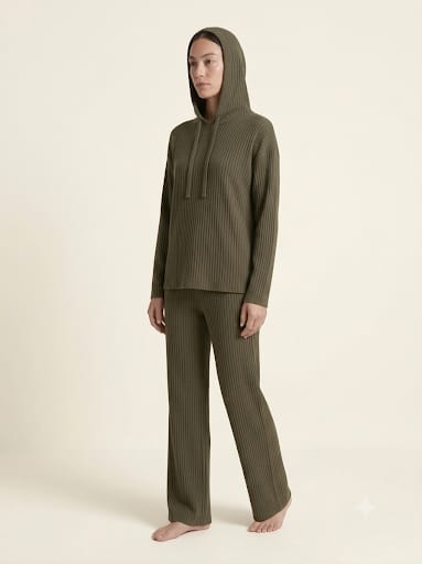 Hoodie Ribbed Co-Ord Set
