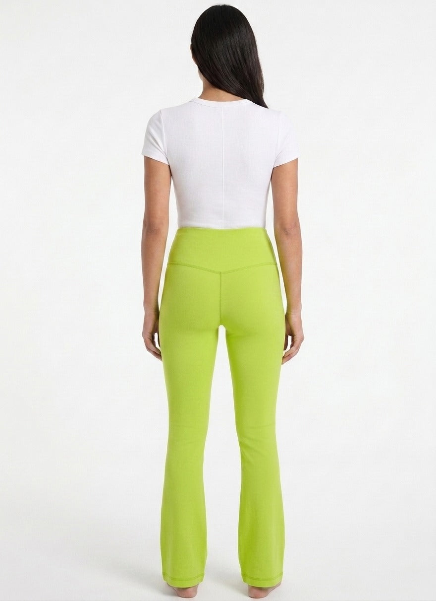High-Waisted Bell Bottom Flare Leggings