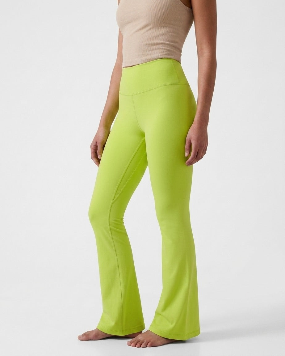 High-Waisted Bell Bottom Flare Leggings
