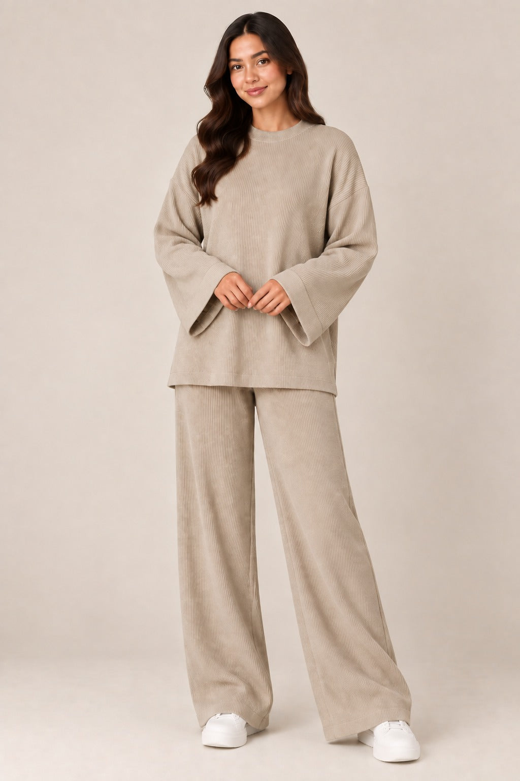 Ribbed Co-Ord Two-Piece Set