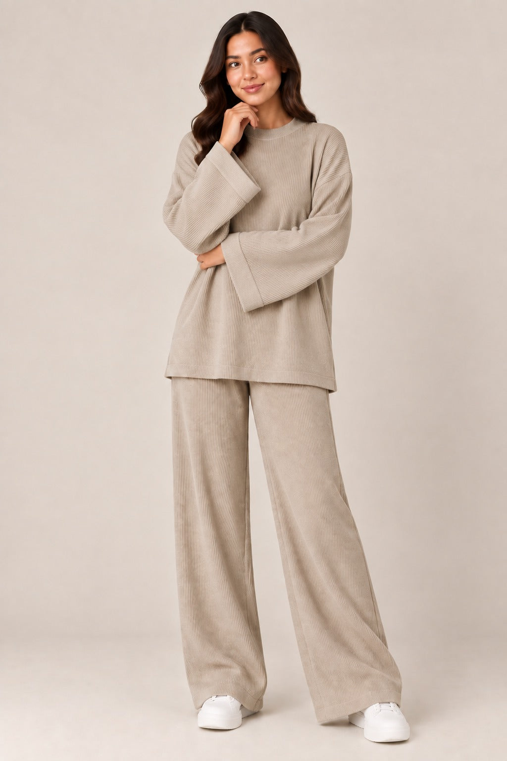 Ribbed Co-Ord Two-Piece Set