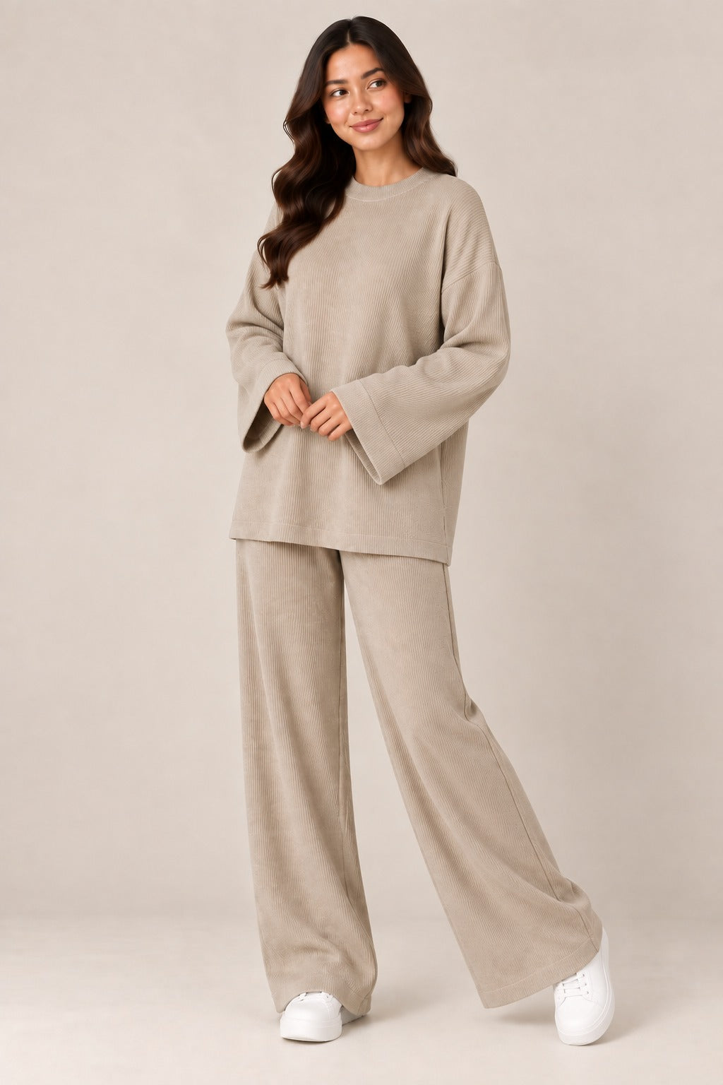 Ribbed Co-Ord Two-Piece Set