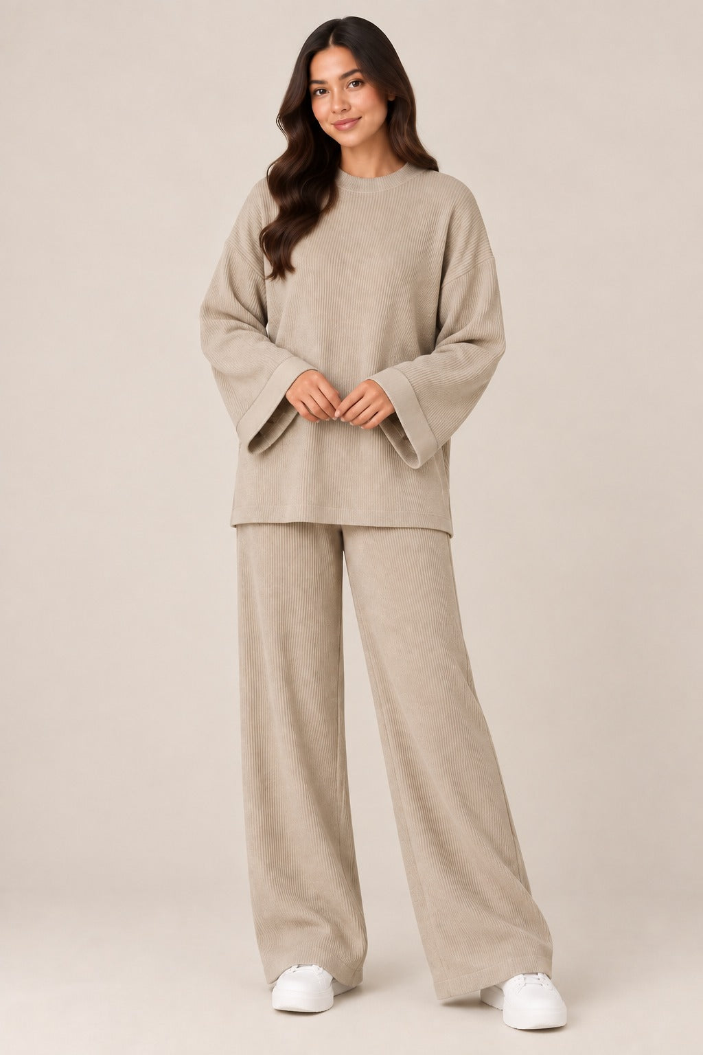Ribbed Co-Ord Two-Piece Set