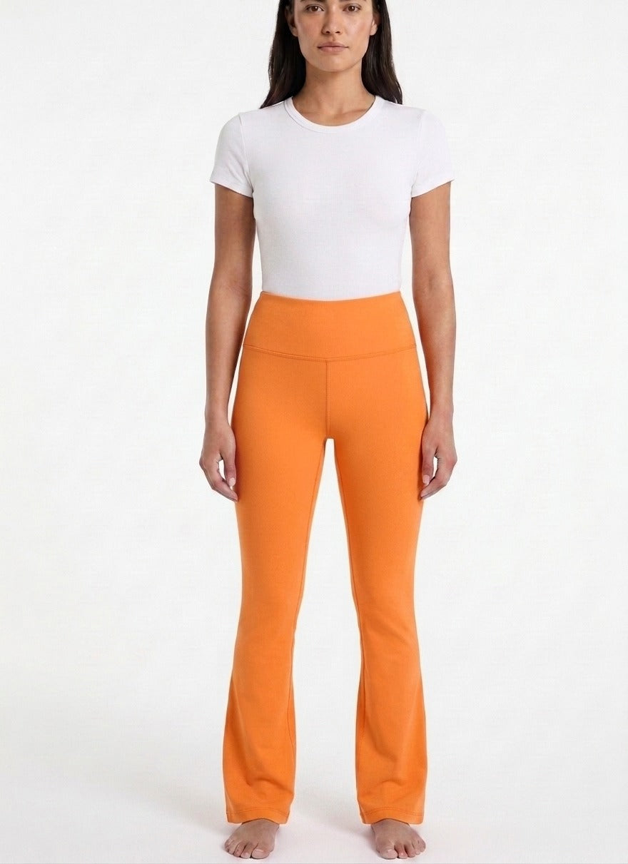 High-Waisted Bell Bottom Flare Leggings
