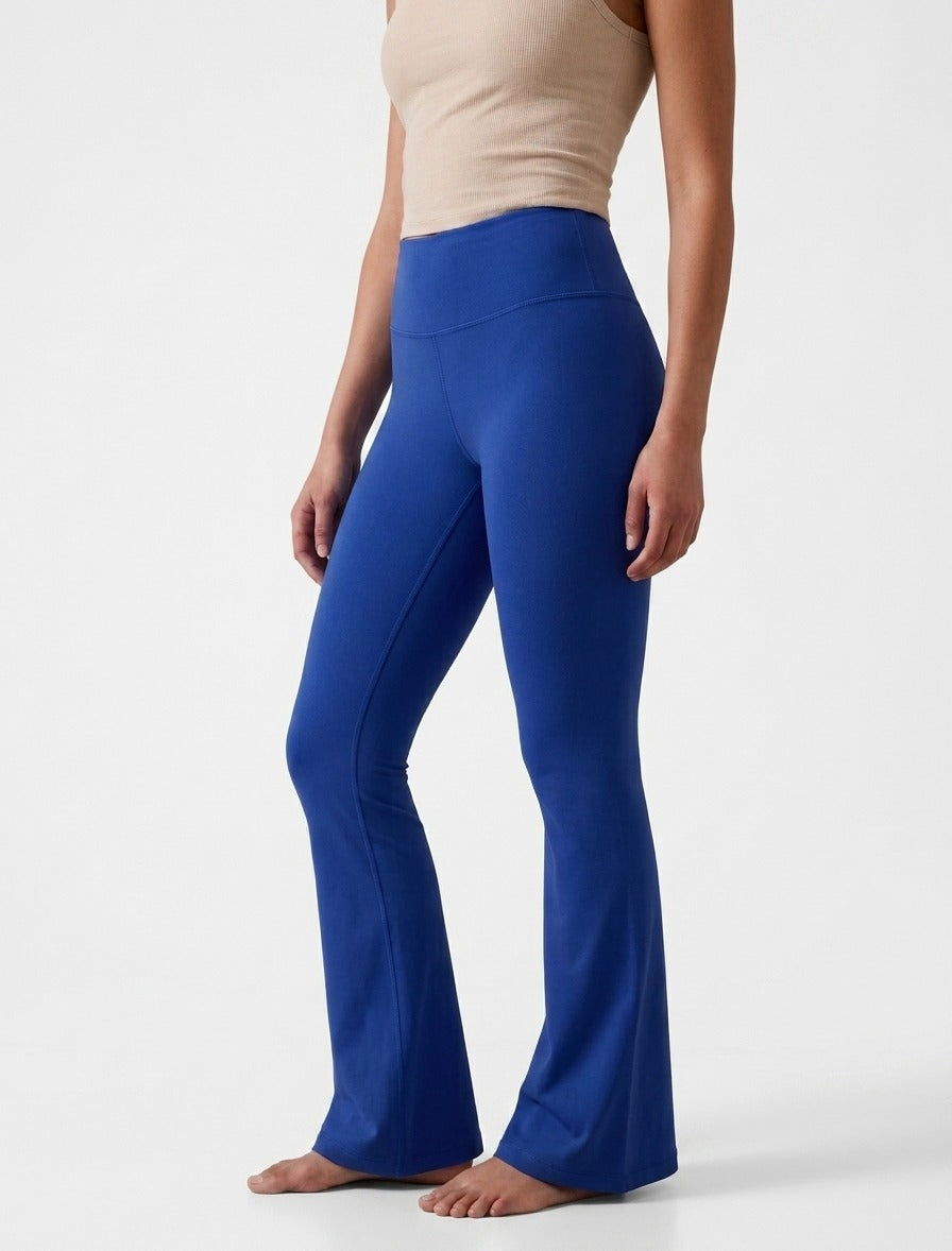 High-Waisted Bell Bottom Flare Leggings