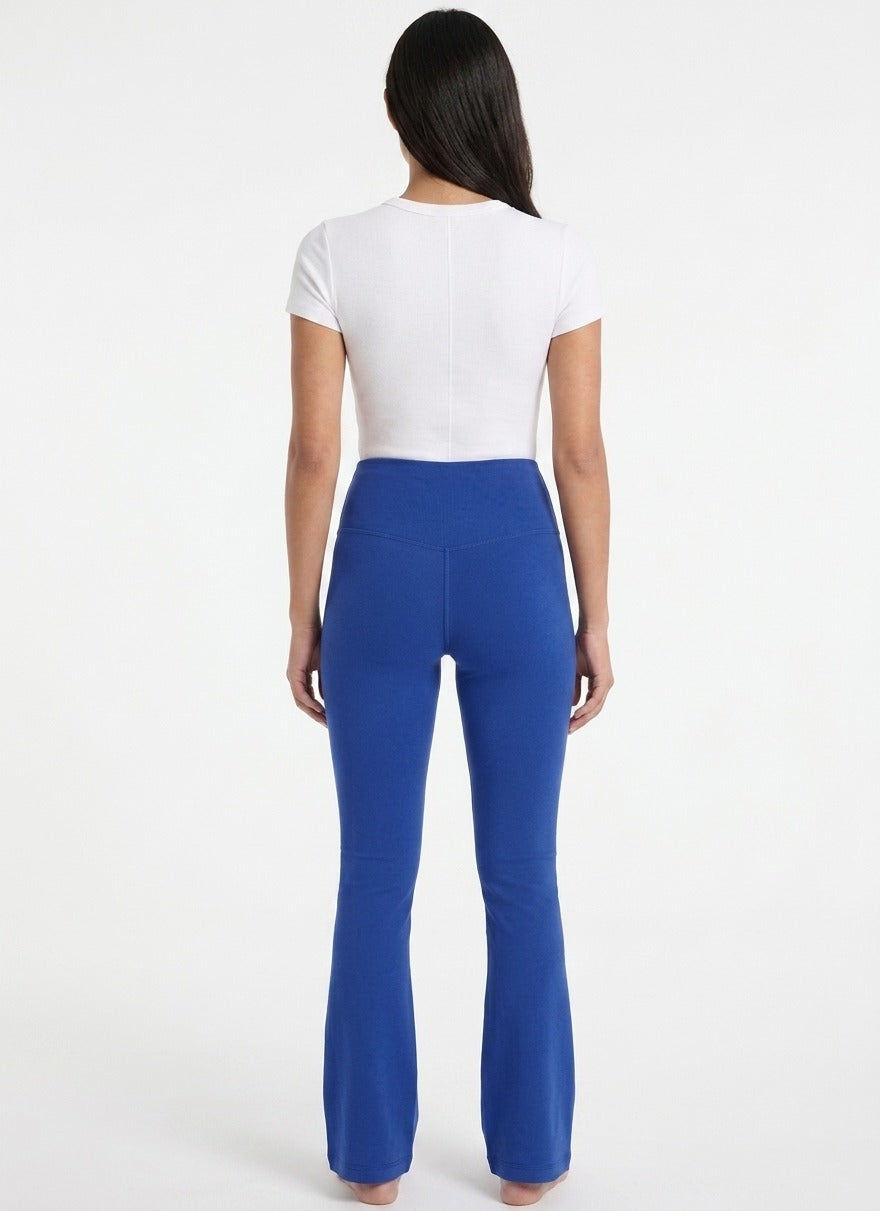 High-Waisted Bell Bottom Flare Leggings