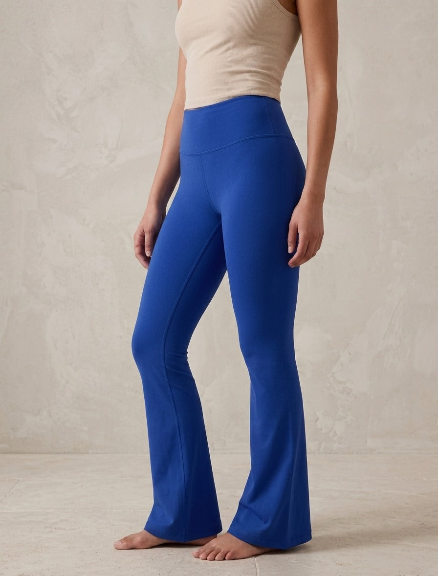 High-Waisted Bell Bottom Flare Leggings