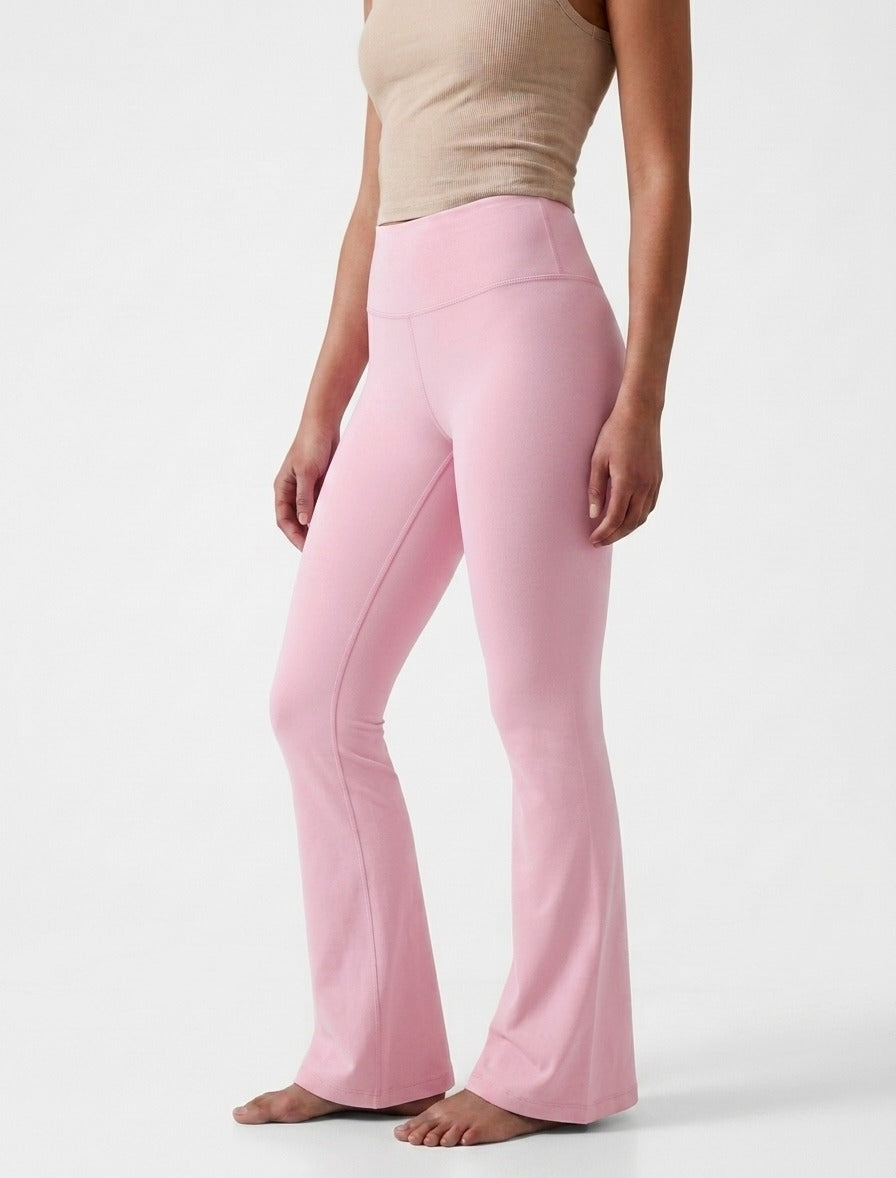 High-Waisted Bell Bottom Flare Leggings