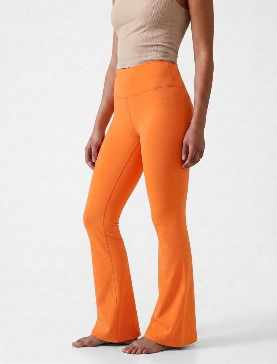 High-Waisted Bell Bottom Flare Leggings