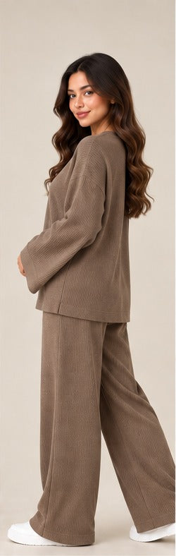 Ribbed Co-Ord Two-Piece Set