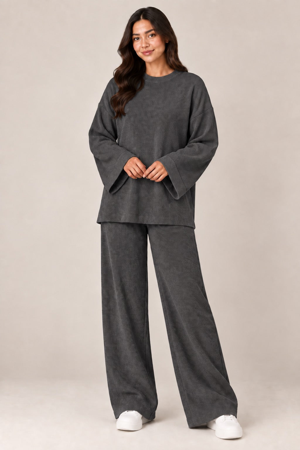 Ribbed Co-Ord Two-Piece Set