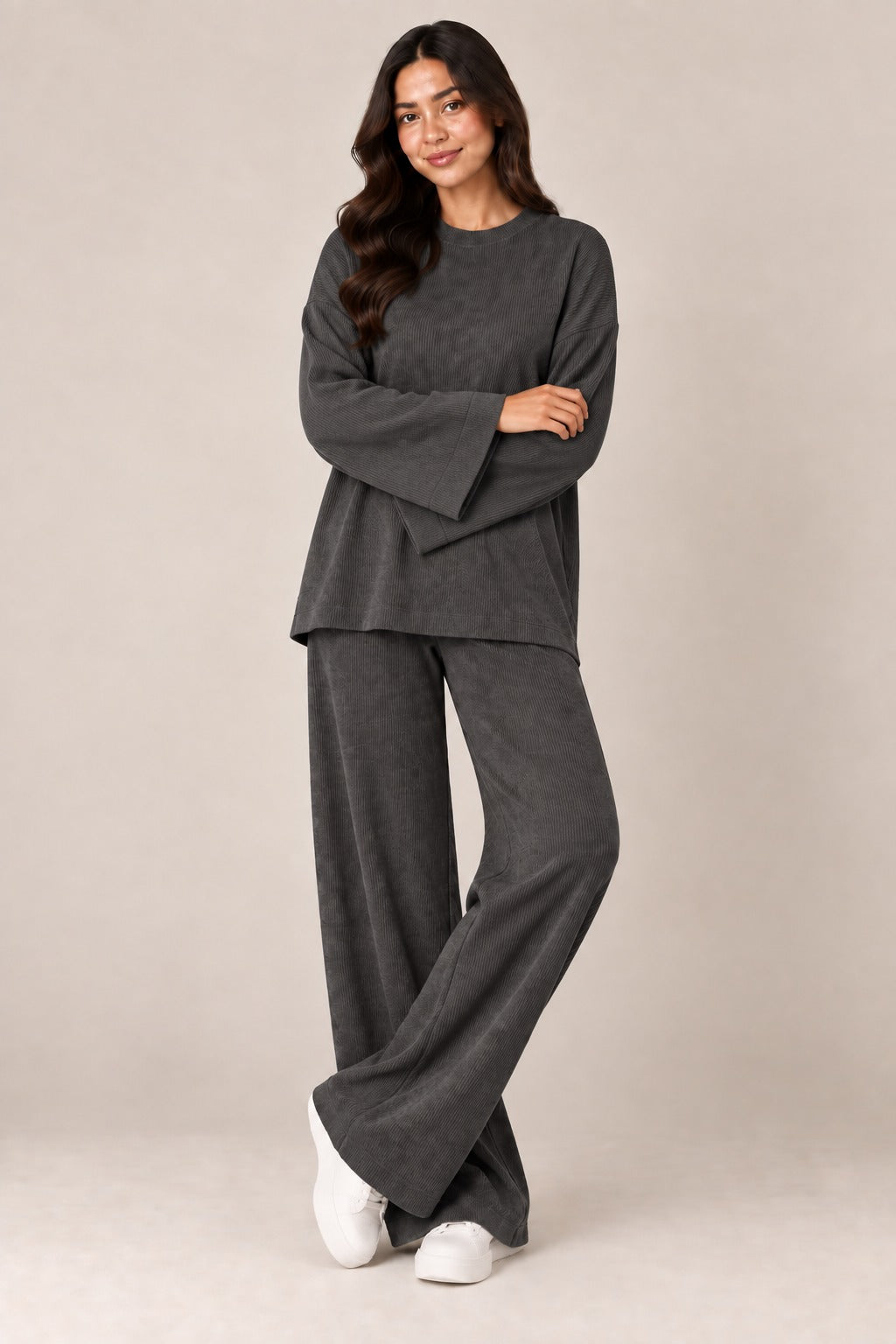 Ribbed Co-Ord Two-Piece Set