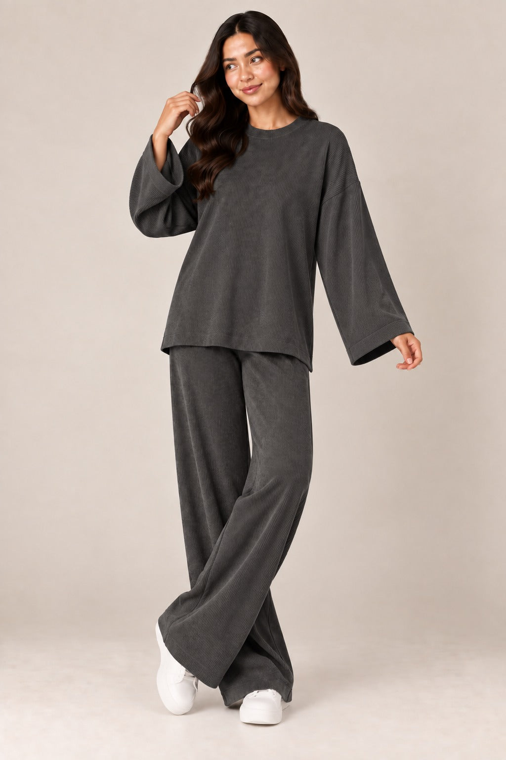 Ribbed Co-Ord Two-Piece Set