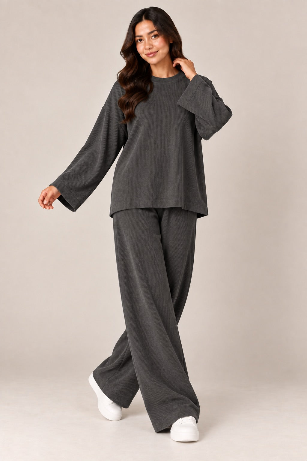 Ribbed Co-Ord Two-Piece Set