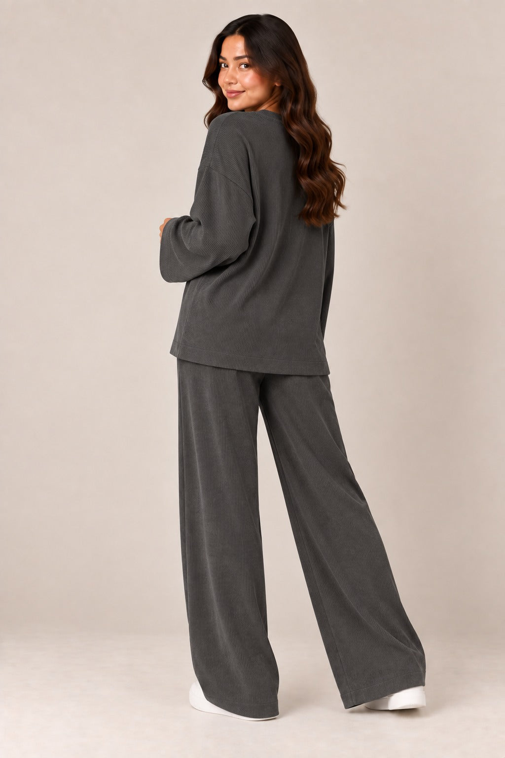 Ribbed Co-Ord Two-Piece Set