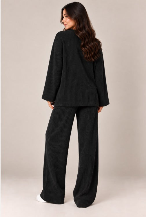 Ribbed Co-Ord Two-Piece Set