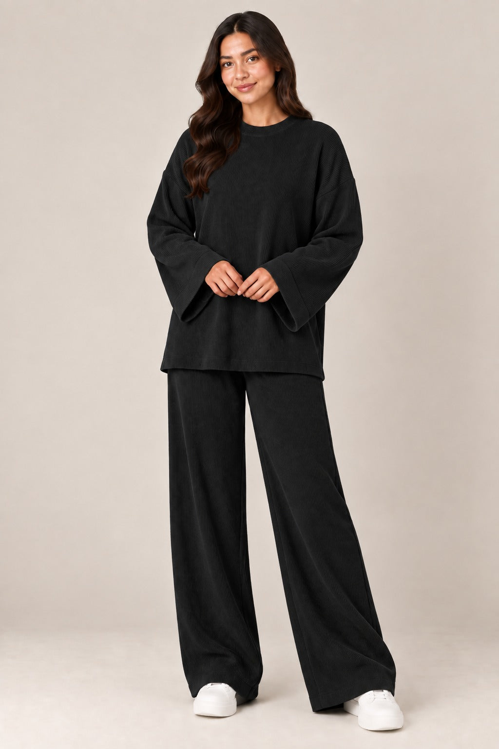 Ribbed Co-Ord Two-Piece Set