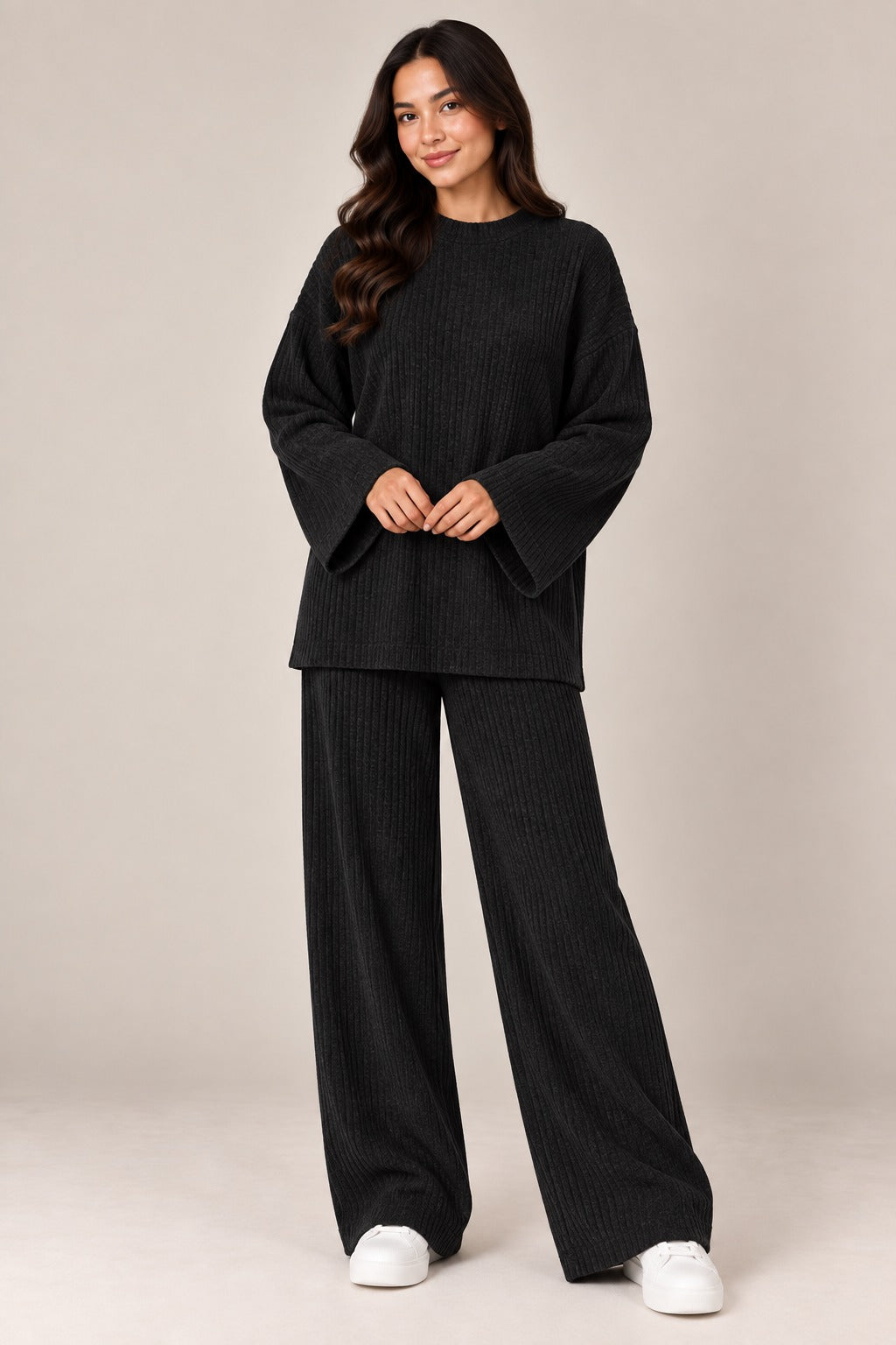 Ribbed Co-Ord Two-Piece Set