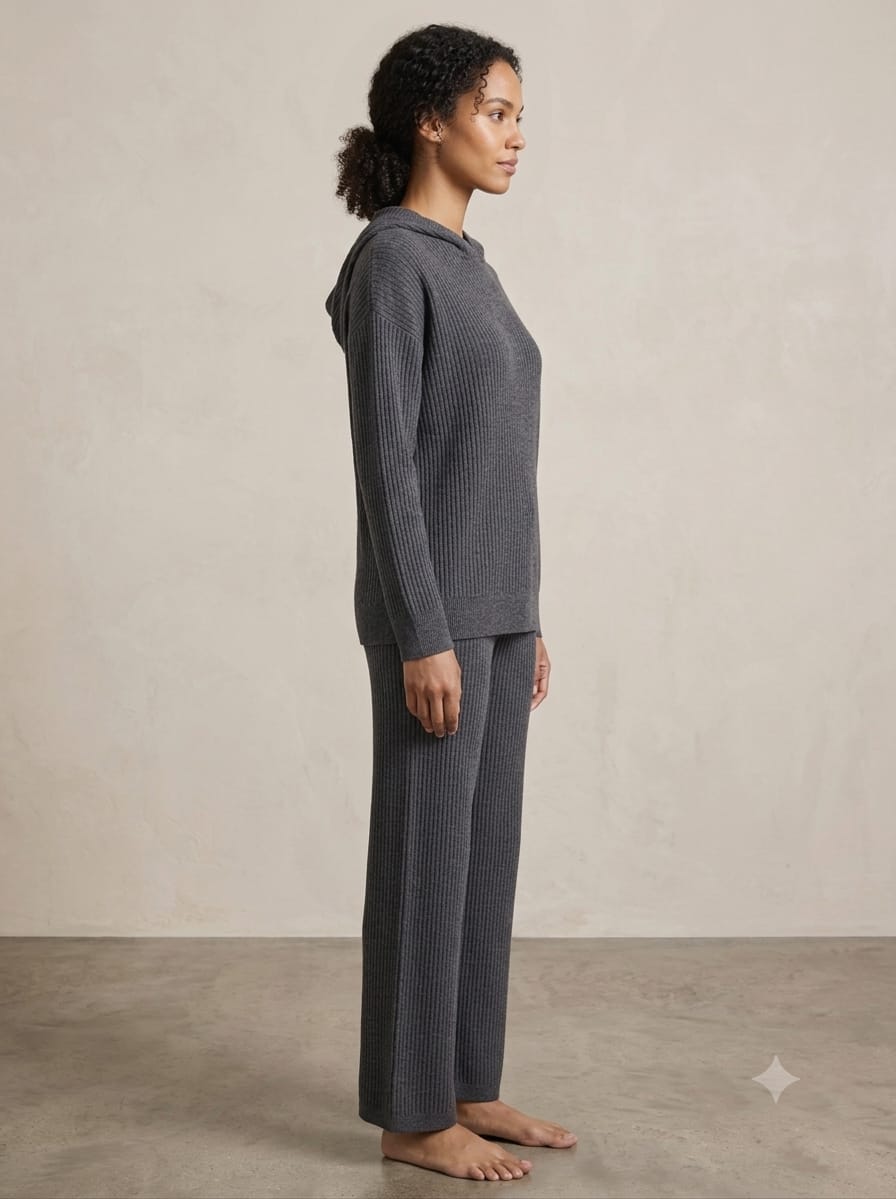 Hoodie Ribbed Co-Ord Set