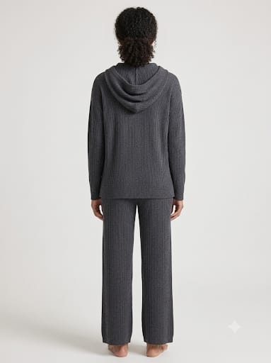 Hoodie Ribbed Co-Ord Set
